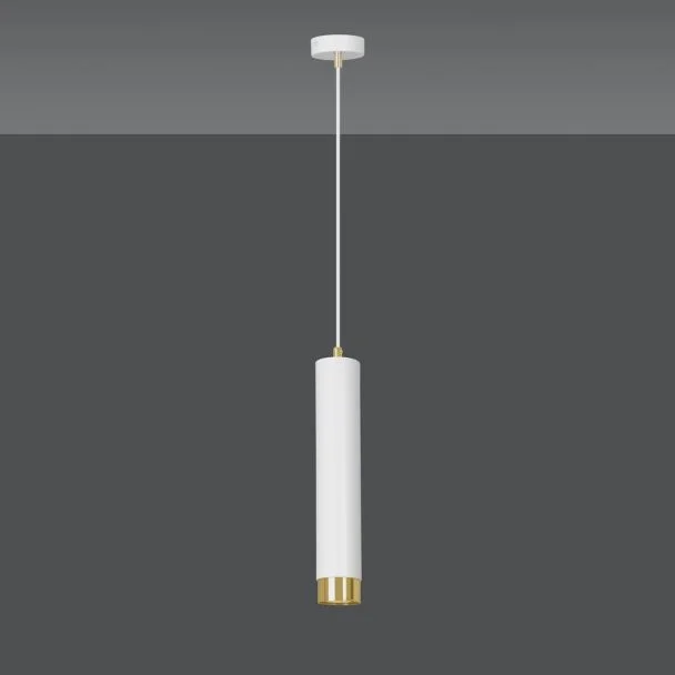 EMIBIG 642/1 LAMPA WISZĄCA KIBO 1 WH/GOLD