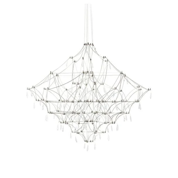MOOSEE MSE1501100125 lampa wisząca CONSTELATION 77 - LED, stal szczotkowana