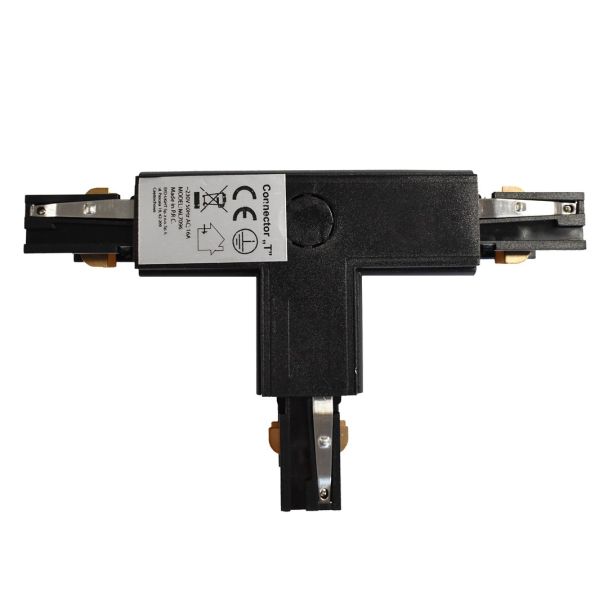 MILAGRO ML7096 Łącznik Lampy Track Light Czarny 3-obwodowy Typ: T UR
