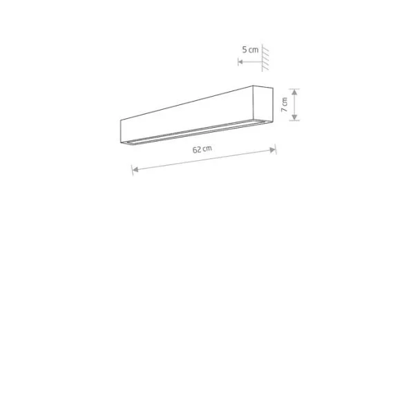 NOWODVORSKI 7568 STRAIGHT WALL LED S kinkiet