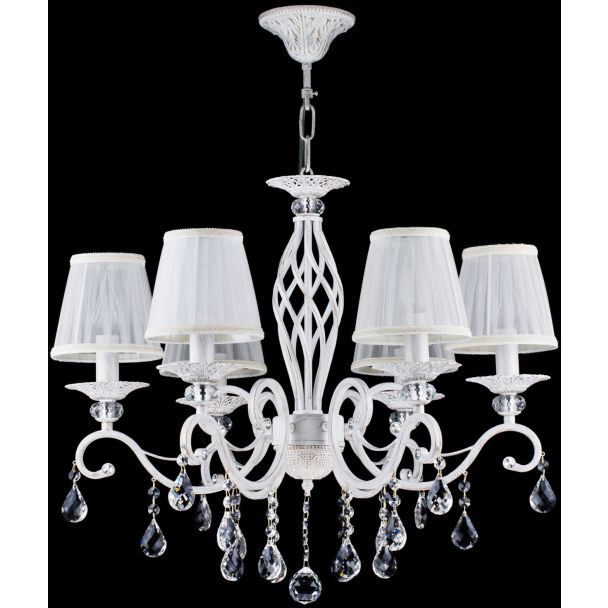 MAYTONI ARM247-06-G Elegant Grace Chandelier White with Gold