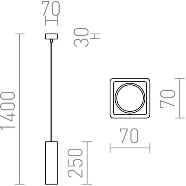 RENDL R11676 JACK RC wisząca gipsowa 230V GU10 35W
