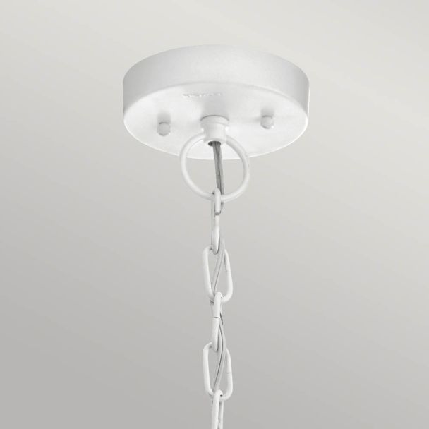 ELSTEAD Beacon Square KL-BEACON-SQUARE8-WHT 1 Light Chain Lantern