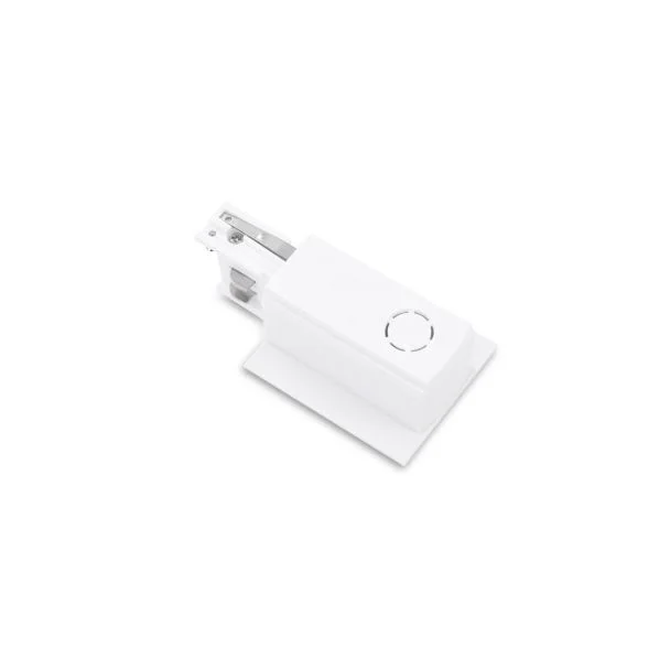 AZZARDO AZ4309 TRACK 3LINE END POWER LEFT GIPS WH TECHNICAL TRACK WHITE zasilanie podtykowe 3-fazowy
