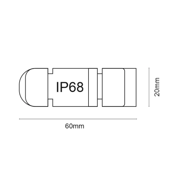 ANTIGO Złącze kablowe 3 PIN - Czarne 9950