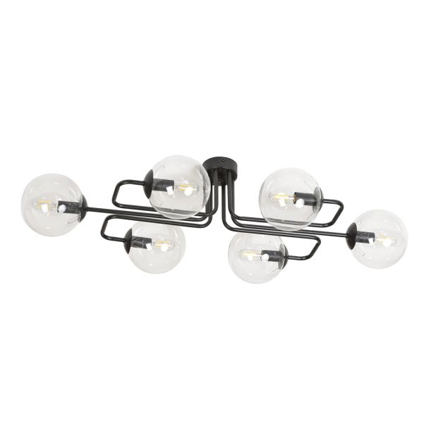 EMIBIG 831/6A LAMPA SUFITOWA BRENDI 6A BL TRANSPARENT