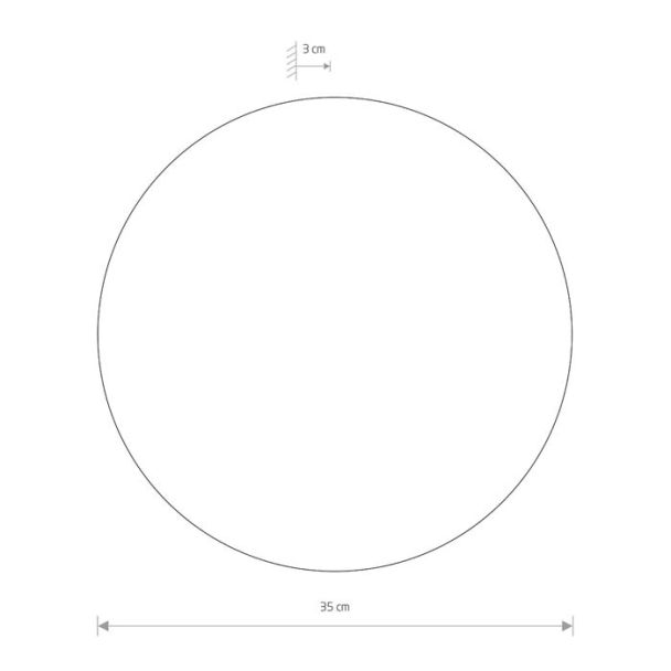 NOWODVORSKI 7640 RING LED L kinkiet