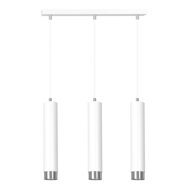 EMIBIG 641/3 LAMPA WISZĄCA KIBO 3 WH/CHROME