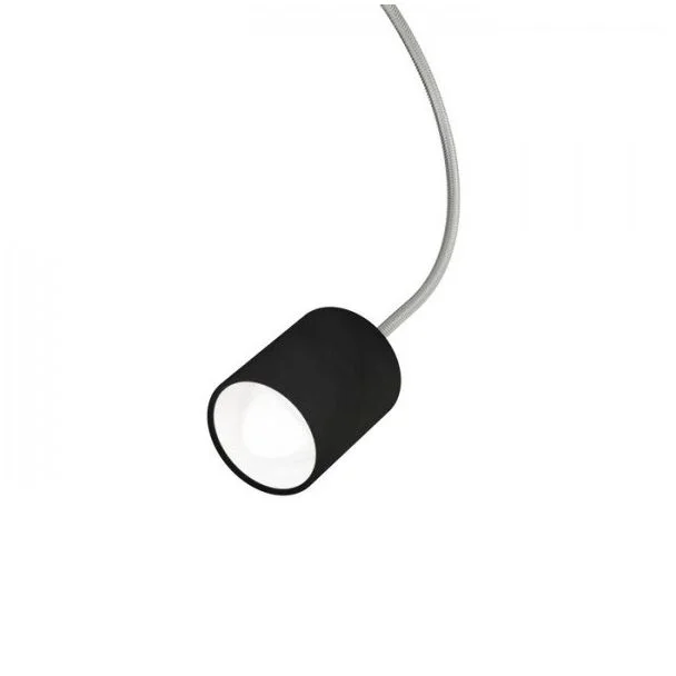 RENDL R12932 LOYD LED I sufitowa czarna nikiel mat 230V LED 4.5W 3000K