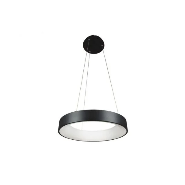 AZZARDO AZ3437 SOVANA PENDANT 45 CCT + REMOTE CONTROL BLACK DECORATIVE LAMP