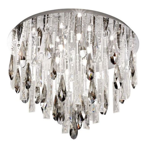 EGLO 93433 LAMPA CALAONDA OPRAWA SUFITOWA DL/8 G9 Ø580 CHROM/KRISTALL CALAONDA