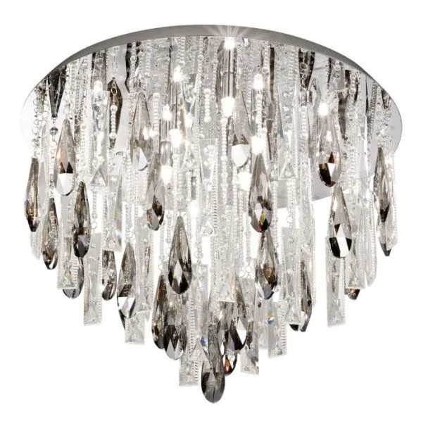 EGLO 93433 LAMPA CALAONDA OPRAWA SUFITOWA DL/8 G9 Ø580 CHROM/KRISTALL CALAONDA