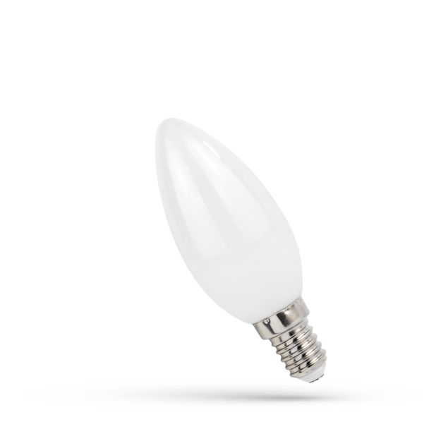 SPECTRUMLED WOJ+14392 ŻARÓWKA LED ŚWIECOWA E-14 230V 6W COG WW MILKY