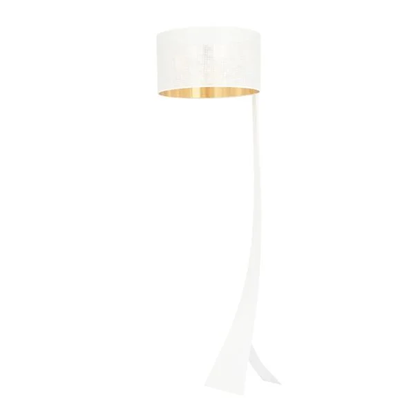EMIBIG 1155/LP1 LAMPA PODŁOGOWA ESTRELLA LP1 WHITE/GOLD