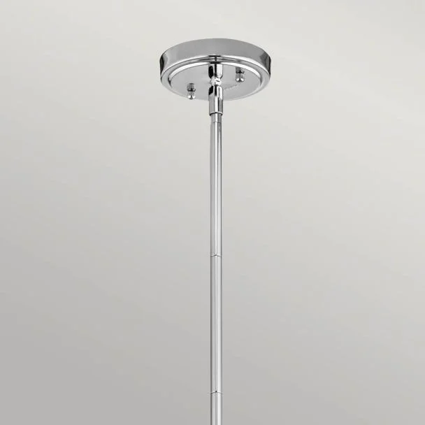 ELSTEAD Everly KL-EVERLY-P-S-CH 1 Light Small Pendant - Chrome