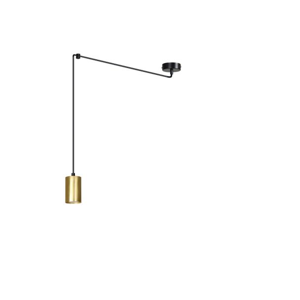 EMIBIG 526/1 LAMPA WISZĄCA TRAKER 1 BL/GOLD
