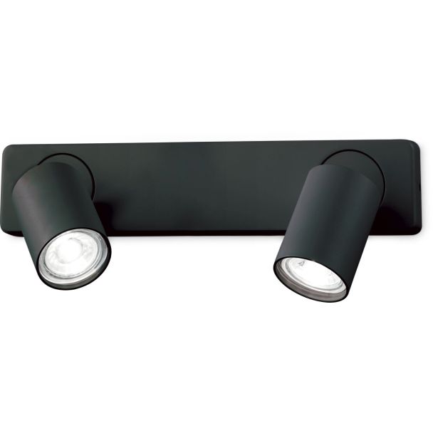 IDEAL LUX RUDY AP2 BLACK - CZARNA 229034