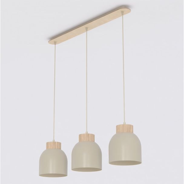 EMIBIG 1627/3 VIGO 3 MOKKA LAMPA WISZĄCA