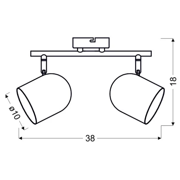 CANDELLUX 92-63250 AZURO LISTWA