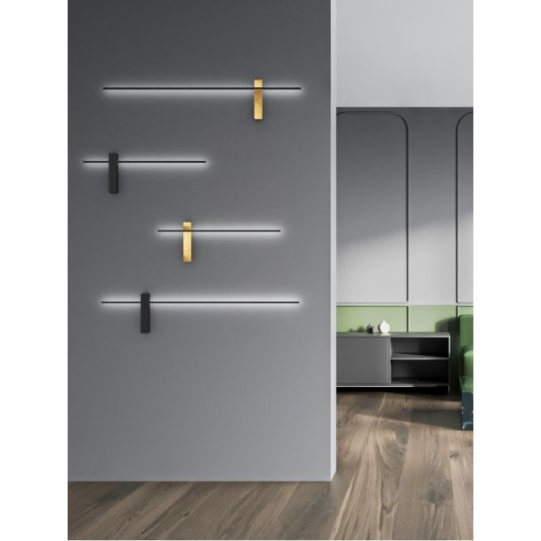 OPEN DESIGN OR85082 Bene Parette Nero/Gold 60*