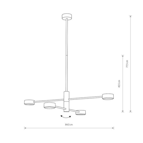 NOWODVORSKI 7941 ORBIT lampa wisząca