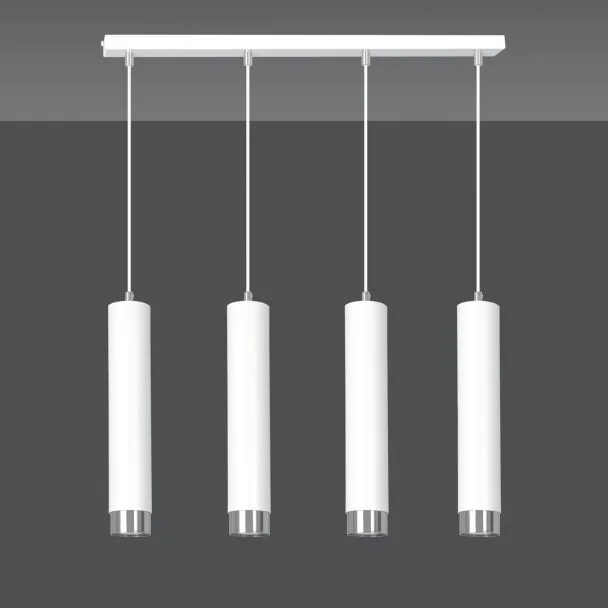 EMIBIG 641/4 LAMPA WISZĄCA KIBO 4 WH/CHROME
