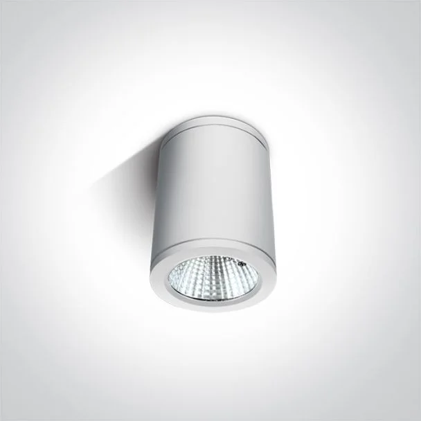 ONE LIGHT 67138C/W/W Modi biały zewnętrzny cylinder sufitowy 3000K 6W IP54