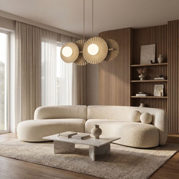 EMIBIG 1728/4 UMBRA 4 MOKKA Lampa wisząca