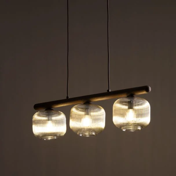 TK-LIGHTING 11069 SALVIA BROWN LAMPA WISZACA 3XE14