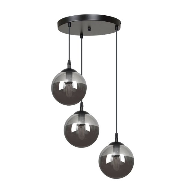 EMIBIG 712/3PREM LAMPA WISZĄCA COSMO 3 BL PREMIUM GRAFIT