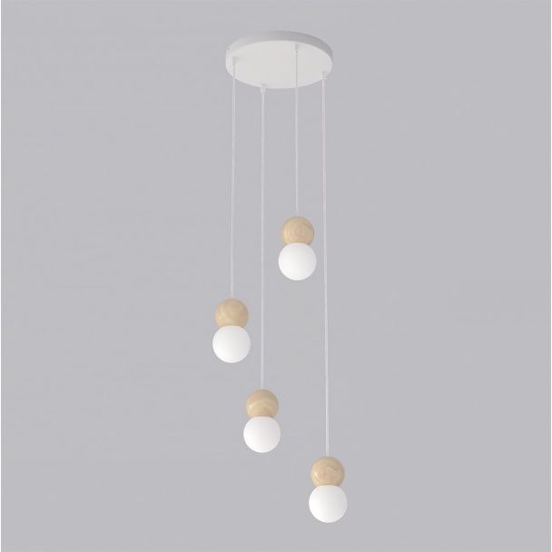 EMIBIG 1674/4 LOOP 4 WHITE LAMPA WISZĄCA