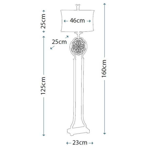 ELSTEAD MARCELLA FE/MARCELLA/FL Floor Lamp