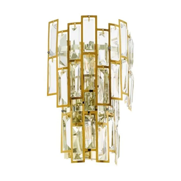 EGLO 39615 LAMPA CALMEILLES OPRAWA ŚCIENNA WL/3 E14 MS/KRISTALL CALMEILLES