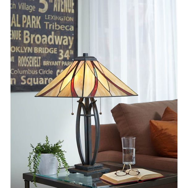 ELSTEAD Asheville QZ-ASHEVILLE-TL 2 Light Table Lamp