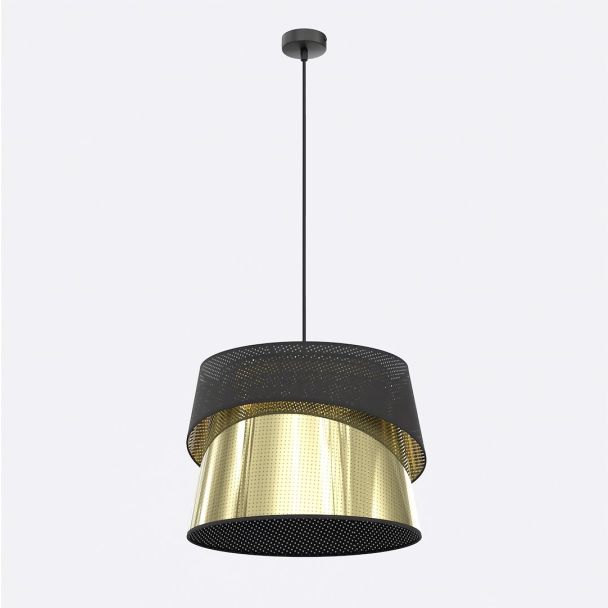 EMIBIG 1708/1 CANVA 1 BLACK GOLD Lampa wisząca