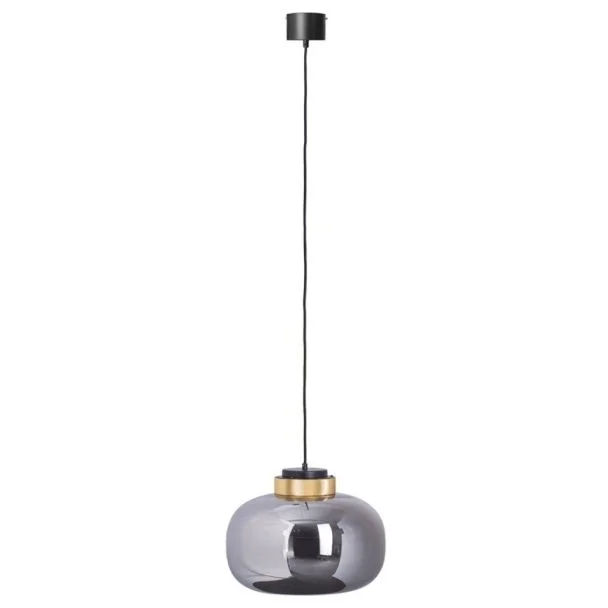 Step into Design 9969P/B smoky Lampa wisząca BOOM LED szaro złota 35 cm