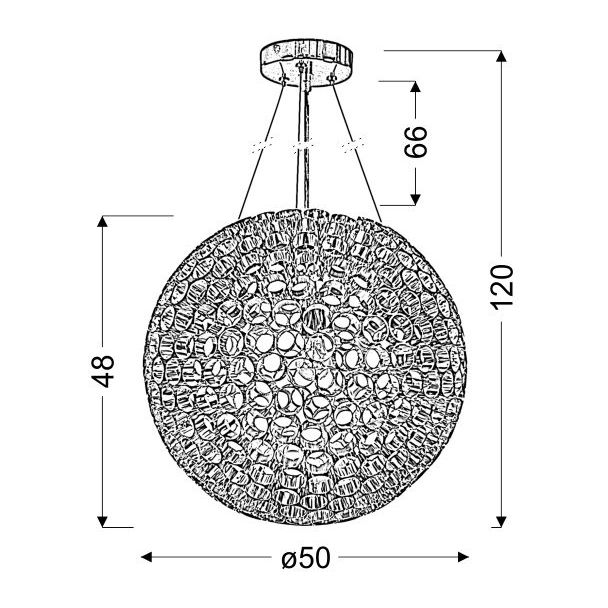 CANDELLUX 31-09074 ABROS ZWIS 50 1X60W E27 MIEDZIANY