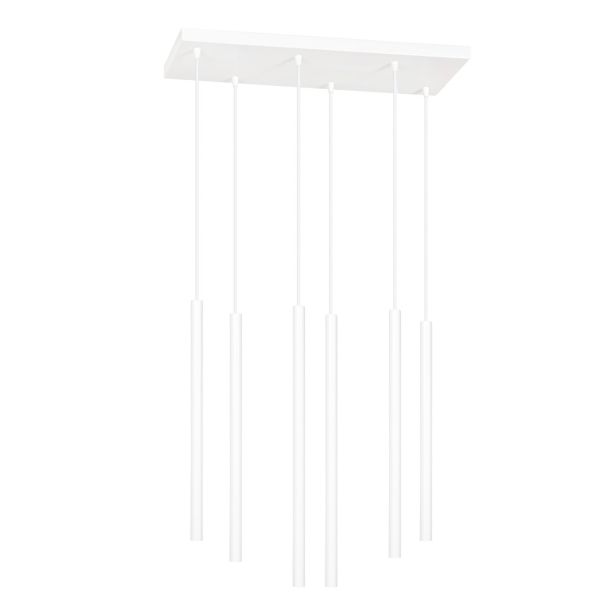 EMIBIG 553/6 LAMPA WISZĄCA SELTER 6 WHITE