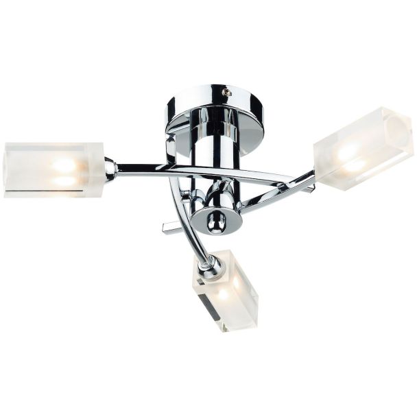 DAR MOR0350 MORGAN 3LT SEMI FLUSH POL CHR