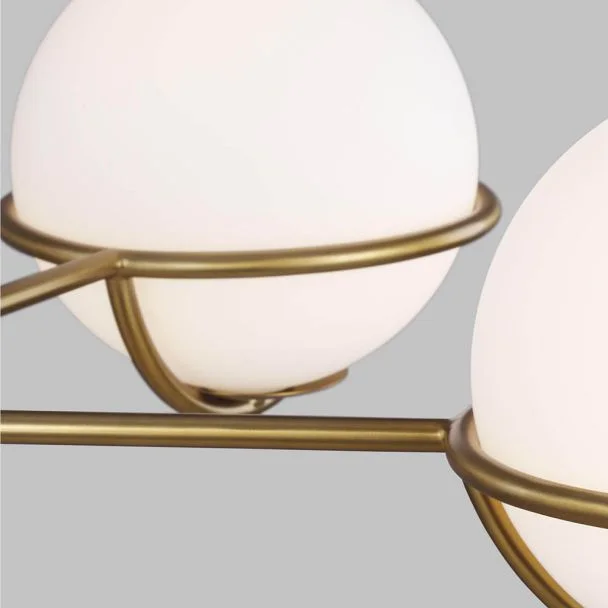 ELSTEAD Apollo FE-APOLLO5-BB 5 Light Chandelier - Burnished Brass