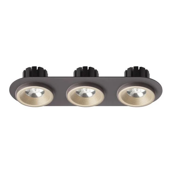 RENDL R13246 SHARM R III wpuszczana perłowo-złota/brązowa 230V LED 3x10W 24° 3000K