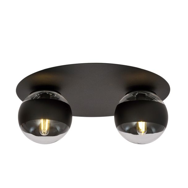 EMIBIG 1129/2 LAMPA SUFITOWA SOLAR 2 BLACK/STRIPE