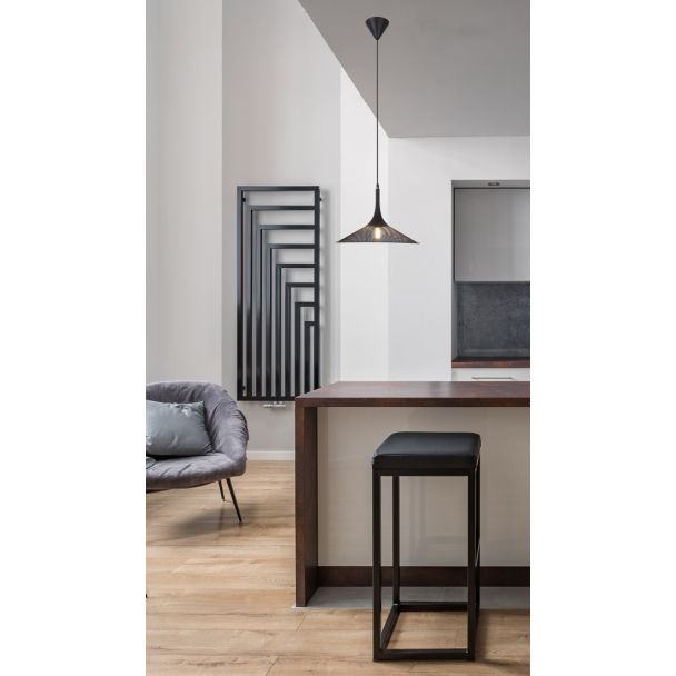 CANDELLUX 50101204 LAMPA WISZACA KIRUNA M 1 CZARNY 110x36x36