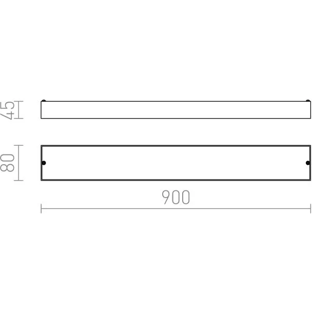RENDL R11996 MARINA 90 LED ścienna chrom 230V LED 14W IP44 3000K