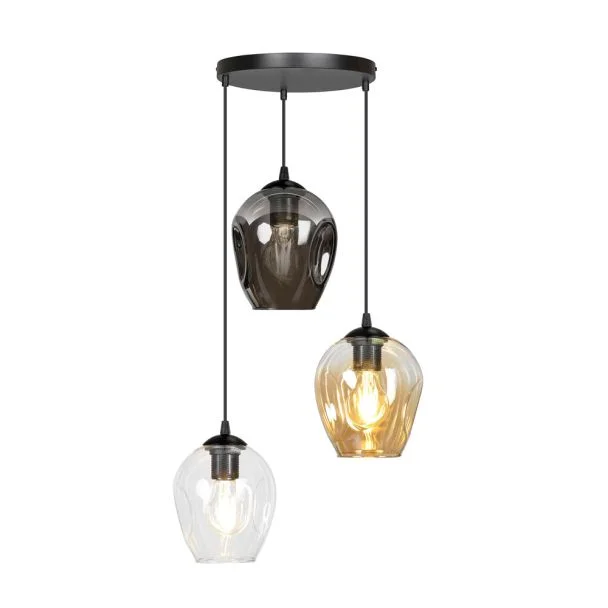 EMIBIG 682/3PREM LAMPA WISZĄCA ISTAR 3 BL PREMIUM MIX