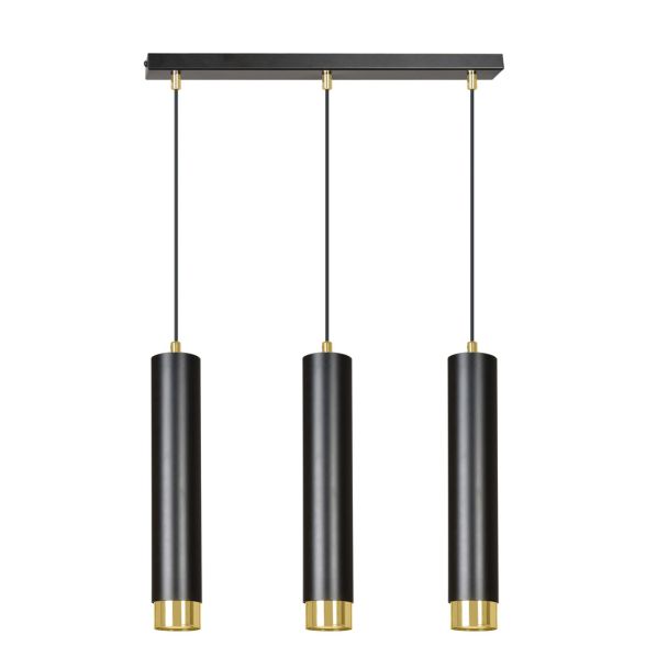 EMIBIG 644/3 LAMPA WISZĄCA KIBO 3 BL/GOLD