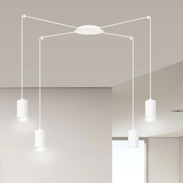 EMIBIG 525/4 LAMPA WISZĄCA TRAKER 4 WH/WHITE