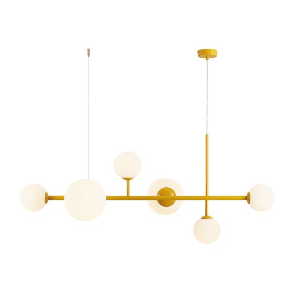 ALDEX 1092K14 LAMPA WISZĄCA DIONE 6 MUSTARD