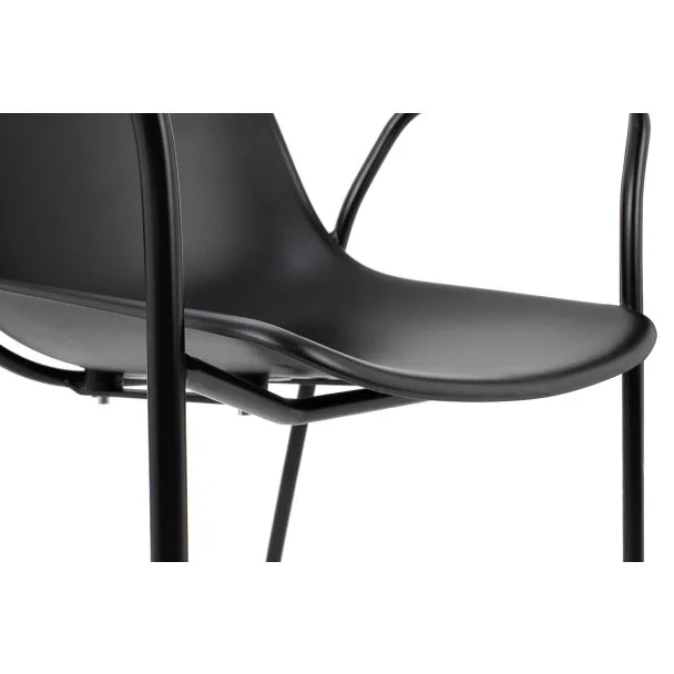 KING HOME 292-CPP4.BLACK Krzesło RESOL ARM czarne