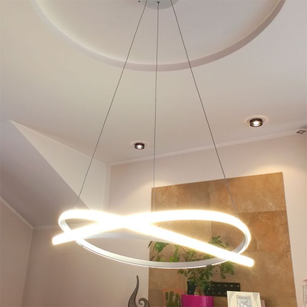 WYPRZEDAŻ E-CRYSTAL 00509 LED WHITE BEND 81W 4000K
